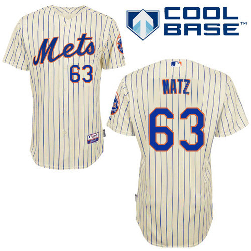 Steven Matz #63 MLB Jersey-New York Mets Men's Authentic Home White Cool Base Baseball Jersey